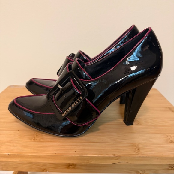 Miss Sixty black patent platform heels - Picture 2 of 9